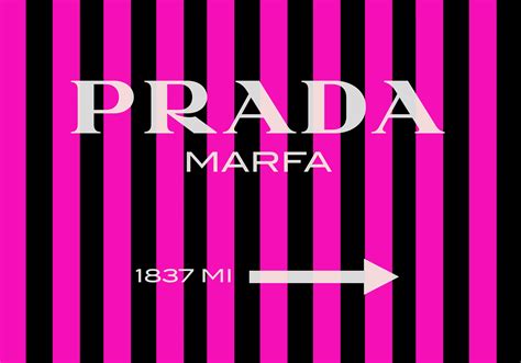 prada marfa nero stampa|prada marfa location.